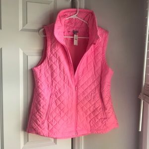 NWT Pink Talbots vest
